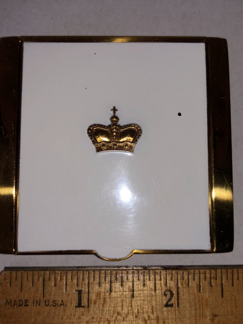 Prince Matchabelli Compact Make-up Case with Powder Puff & Mirror